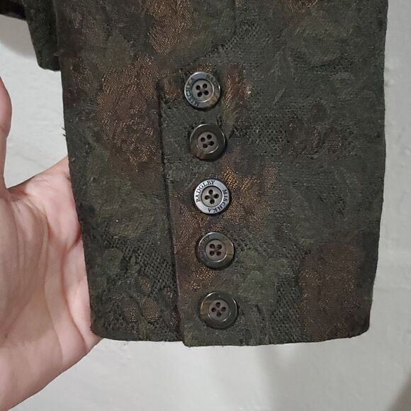 Badgley Mischka Floral Lace Jacket Size 12 - Picture 5 of 12